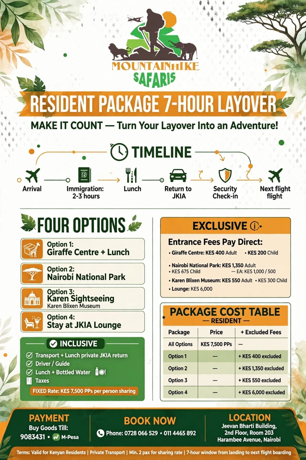 7 - Hrs  Layover In Nairobi